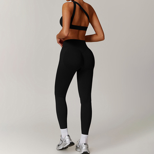 Highly Customized Women's Yoga Set with Built <b>Resistance</b> <b>Bands</b> Narrow Fit for Upper <b>Training</b> - Product Image 5