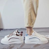 Nouvelles baskets Campus Small White Model Printemps pour étudiantes, style sportif décontracté, à semelle épaisse compensée, faciles à assortir