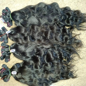 Profonde Ondulée Sud Indien Temple Vierge Remy Extensions de Cheveux Humains Source Confiante De Temples - Product Image 1