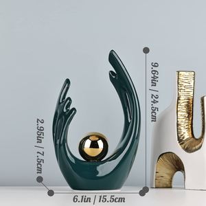 Estilo minimalista a la venta, arte abstracto moderno, estatua de cerámica, escultura, decoración del hogar, decoración Interior, precio al por mayor - Product Image 5