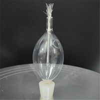 Globes en verre soufflé à la main transparents en forme de goutte d'eau pour Hanouka juive - Vente en gros
