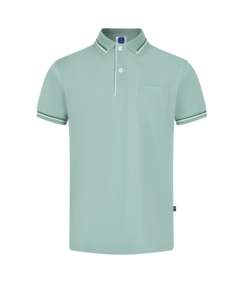 Polos de tela elástica transpirable de secado rápido para hombre, 100% de algodón, uniformes, ropa para mujer - Product Image 4