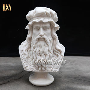 Famosa estatua de busto de Albert Einstein de mármol blanco para decoración escolar de oficina en casa - Product Image 3