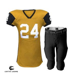 Elegante camiseta de fútbol americano OEM premium y uniforme, ropa de equipo de tela de malla de secado rápido transpirable - Product Image 4