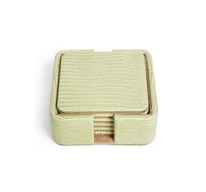 Luxury Leather Coasters <b>Dinning</b> <b>Table</b> Decor Office Restaurants Design Amazing Quality Best Price India Manufacture - Product Image 5