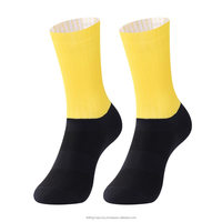 Chaussettes de vélo de route en plein air, chaussettes de Sport de Compression de vélo de course équipe de vélo Aero chaussettes de cyclisme antidérapantes sans couture