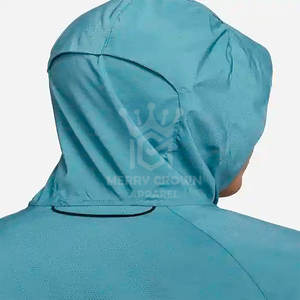 Direct Factory Hot <b>Sale</b> High Quality Customized Men's Rain Jacket Stand Collar Winter Proof Front Logo Position - Product Image 5