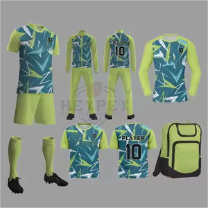 Chaquetas de Fútbol Unisex Ligeras y Transpirables 100% Poliéster, Conjuntos Deportivos Personalizados con Impresión de Logotipo del Equipo, Servicio OEM, Verano - Product Image 4