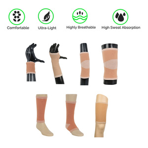 Bande de soutien pour poignet tricotée, respirante, élastique, ajustement universel, fine, toutes saisons, unisexe - Product Image 1
