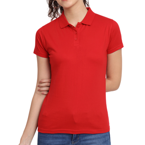 Breathable <b>Polo</b> Shirt for <b>Women</b> - Designed for Active Living with Quick-Drying Fabric, Fitted Shape, and Sleek Buttoned Collar - Product Image 6