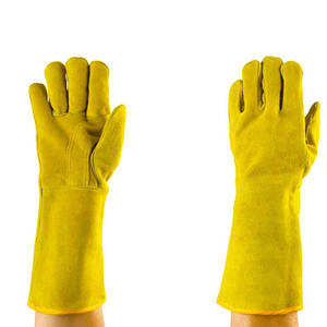 Gants de soudage en cuir de qualité supérieure avec protection des mains de haute qualité 100% - Product Image 1