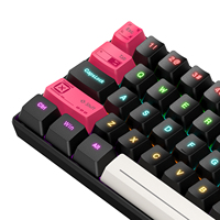 Clavier de jeu mécanique à profil bas ONIKUMA G55 filaire RGB 61 touches, budget, esthétique, interrupteur brun, rétroéclairage arc-en-ciel