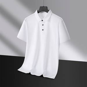 เสื้อเชิ้ตผู้ชายสำหรับธุรกิจ ผ้าฝ้ายถักเนื้อแน่น 100% ปักโลโก้ตามสั่ง คุณภาพสูง - Product Image 4