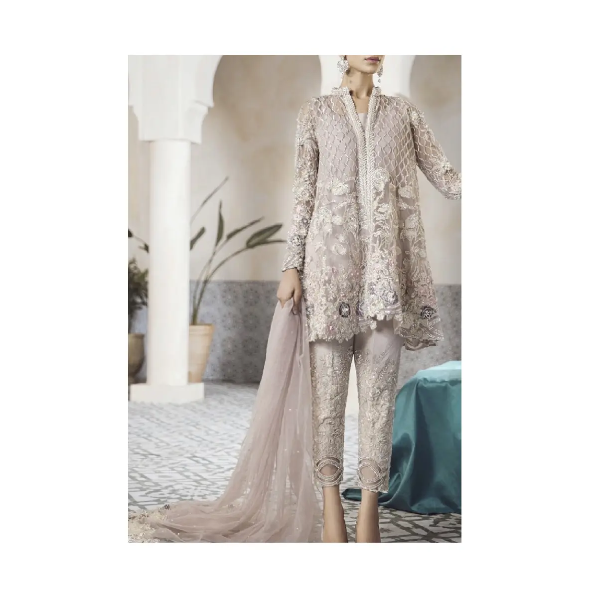 Pantaloni da sposa di alta qualità Kurta Dress abito da Boutique pesante in stile indiano pakistano 2022 collezione indiana per le donne