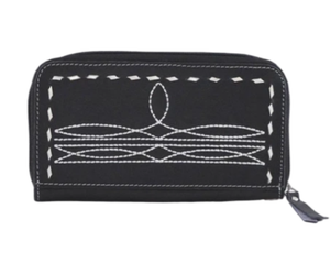 Sac à cosmétiques en daim de style occidental à imprimé léopard bohème pour femmes Fermeture éclair solide Voyage d'automne Bandoulière - Product Image 2