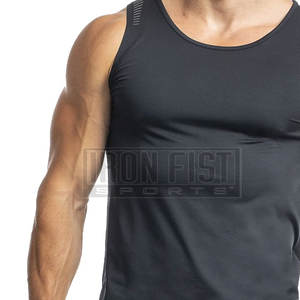 Camiseta sin mangas de algodón 100% de gimnasio para hombre, chaleco de Fitness de punto transpirable para entrenamiento y deportes, chaleco de culturismo con estampado personalizado - Product Image 6