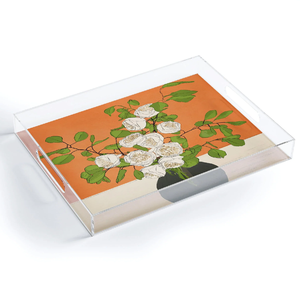 Organizador Excelente bandeja acrílica para servir Oficina Hogar Artículo decorativo Bandeja acrílica moderna Precio superior - Product Image 5