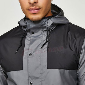 Chaqueta Cortavientos para Hombre para Actividades al Aire Libre, Chaqueta Cortavientos con Cremallera Impermeable y Sensación Ligera - Product Image 6