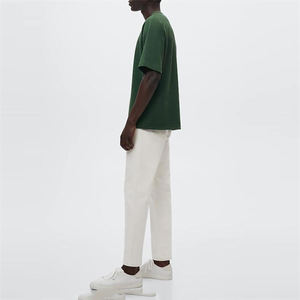 100% algodón personalizado DTG impreso hombres peso pesado camiseta 220Gsm Streetwear logotipo frontal personalizado OEM hombres camisetas - Product Image 3