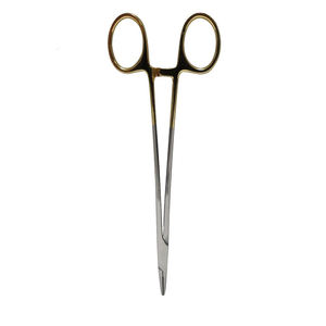 Forceps de chirurgie Debakey de haute qualité pince porte-aiguille à motif lourd en acier inoxydable demi-or droit de 7 pouces - Product Image 3