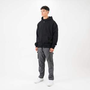 Pantalones cargo holgados de fabricación personalizada OEM para hombre, ropa de calle, pantalones de lona de pierna ancha, estilo informal, venta al por mayor - Product Image 2