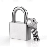 Cadenas de sécurité Longyu en acier inoxydable 304, étanche et antirouille, idéal pour les armoires extérieures, les entrepôts et les portails