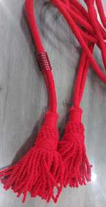 OEM 2025 nouveauté clairon cordon gland personnalisé 8 pieds pleine longueur acrylique WOK 100% polyester vêtements Textiles de maison revêtement - Product Image 4