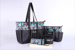 Con portabotellas, cambiador, bolsa de viaje para mamá, conjunto de piezas, <span class=keywords><strong>mochila</strong></span> de maternidad para mamá, pañal, portabebés, bolsa de pañales - Product Image 6