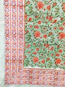 Nappe et chemin de table en coton jetable, teinture végétale naturelle, faite à la main, moderne, personnalisable, Nouvel An - Product Image 3