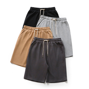 Short de course respirant en molleton de coton 100% avec logo personnalisé pour femmes, taille moyenne, motif cargo, fermeture à cordon de serrage, style streetwear - Product Image 1