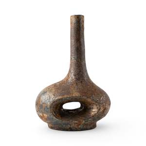 แจกันเซรามิกทำมือขนาดเล็ก สไตล์วาบิซาบิ ของตกแต่งบนโต๊ะสำหรับบ้าน - Product Image 1