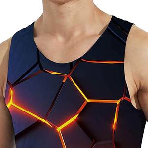 Camiseta sin Mangas para Hombre, Material Resistente, Sublimación, Tendencia, Superventas, Ropa Deportiva para Exteriores, Totalmente Personalizable - Product Image 4