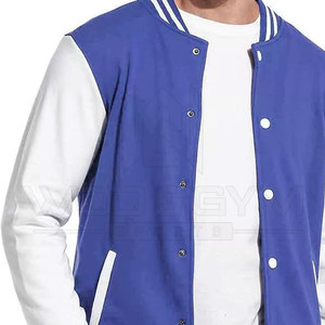 แจ็กเก็ตเบสบอลทีมโรงเรียนมีตัวอักษรออกแบบใหม่สำหรับผู้ชายใส่ได้พอดีใส่สบายกันลมและเป็นมิตรกับสิ่งแวดล้อม - Product Image 4