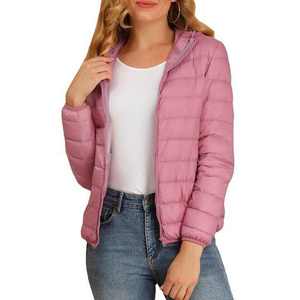 Nouvel arrivage de manteaux bouffants à col montant pour femmes hiver personnalisés veste à manches longues manteau à bulles veste décontractée - Product Image 1