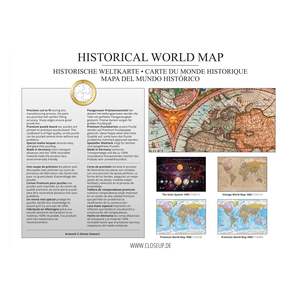 Rompecabezas de Mapa Mundial Histórico de 1000 Piezas Aimee Stewart, Juguete Educativo Personalizado, Diseño de Juego de Rompecabezas con Muestra Gratuita - Product Image 3