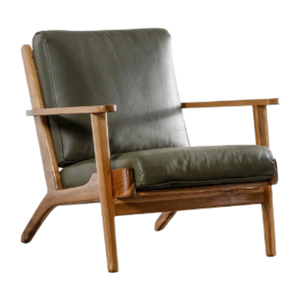 Silla Mecedora Moderna con Estructura de Madera Resistente y Acabado Liso, Diseño Ecológico para Dormitorio, Sala de Estar, Hoteles y Villas - Product Image 5