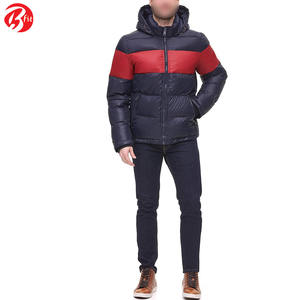 Men's Lightweight Canvas Puffer Jacket Hood New Style Winter Outerwear Featuring Padding Fabric Material Apparel Accessories - Product Image 3