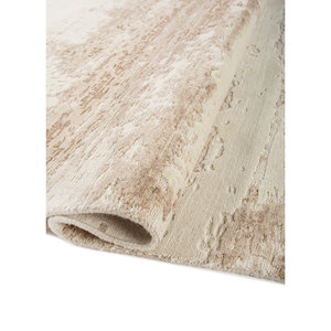 Alfombras de Lana Anudadas a Mano Uvenuti AIWL-3080, Color Marfil, Estilo Boho, Patrón Abstracto, para Decoración del Hogar, Sala de Estar, Pasillo, Entrada - Product Image 2