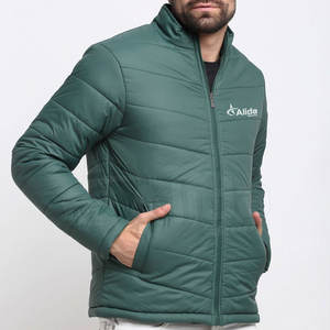 Meilleur Prix Polyester Fait Hommes Veste Puffer Couleur Unie Veste Puffer Vente en Ligne Veste Puffer - Product Image 1