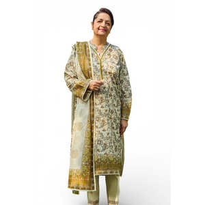 ชุดผ้าลอนพิมพ์ลาย 3 ชิ้น พร้อมผ้าคลุมไหล่ปักลาย สำหรับใส่ทุกวัน รุ่น CL-62052 คอลเลคชั่น B - Product Image 6