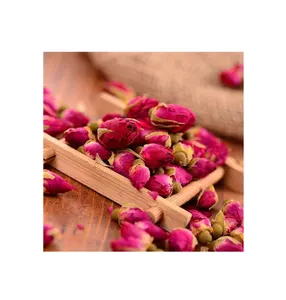 売れ筋品質のフラワーハーブティーローズフラワーティー-厳選された新鮮なピンクのつぼみからの乾燥したバラのつぼみの花びら