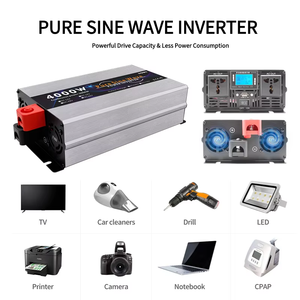 Convertisseur d'énergie solaire HOULI 4000W à onde sinusoïdale pure 12V vers 220V hors réseau hybride DC AC pour usage domestique - Product Image 2