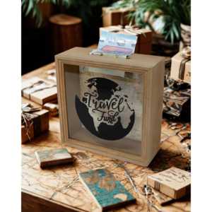 Hucha de acrílico para niños, caja de almacenamiento de monedas, marco de fotos, patrón cuadrado para ahorrar dinero, regalos - Product Image 3