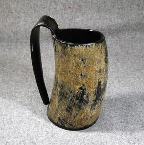 Chope en corne de viking personnalisée avec pierre d'agate pour offrir en cadeau, produits naturels et biologiques - Product Image 3