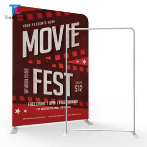 Cubierta de almohada de mármol de 10 pies X 8 pies Soporte de fondo Tridimensional Tension Stoff Booth Display con panel Ziva - Product Image 3