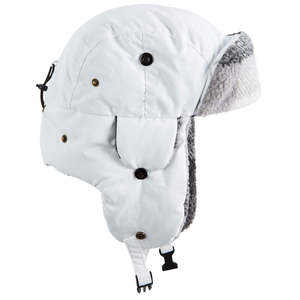 Cappello Stetson Trooper da uomo, taglia grande, con fodera in pile, bianco, tessuto comune - Product Image 1