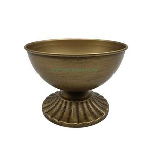 Cuenco de Metal para servir frutas de nuevo diseñador, decoración de vajilla, cuenco grande para servidor de alimentos en forma redonda, cuenco para palomitas de maíz a bajo precio - Product Image 3