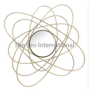 Espejo de Pared Metálico Hecho a Mano, Moderno, de Alta Calidad y Duradero, para Decoración de Sala de Estar, Hotel, Pasillo, Espejo Colgante de Pared - Product Image 6