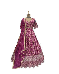 <b>Red</b> Lehenga Choli for Women Indian Designer Wedding Wear Party Wear Chaniya <b>Floor</b>-<b>Length</b> Fully Stitched Ready High-quality - Product Image 1