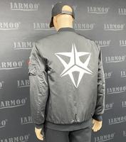 Veste bomber personnalisée en satin et laine pour homme, avec logo brodé, style universitaire, imperméable, fourrure de mouton, haute qualité